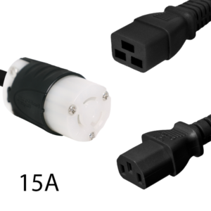 IEC 60320 and NEMA Power Cords - 15A Locking Cords