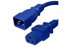 blue c20 to c13 power cords